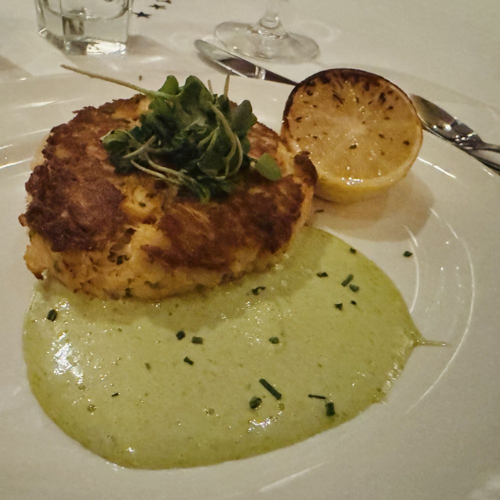 The Capital Grille - Lobster and Crab Cake with Lemon Basil Aioli - shareable for 2 - Steakhouses Near Me - Clayton, Missouri