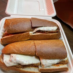 Master Pizza - 14 inch eggplant Parm sub