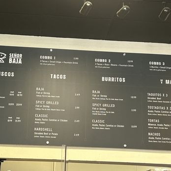 Señor Baja - Current menu, a side of taquitos is also delicious ~ - Seafood Near Me - Chino, California