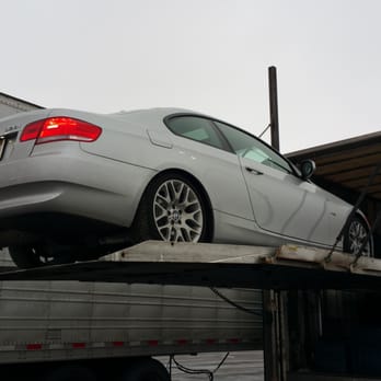 ABC Auto Shipping - Unloading my car from the enclosed carrier. In perfect condition! No problems! Went from So Cal to North Dakota in just days! - Vehicle Shipping Near Me - Irvine, California ABC Auto Shipping - Unloading my car from the enclosed carrier. In perfect condition! No problems! Went from So Cal to North Dakota in just days! - Vehicle Shipping Near Me - Irvine, California