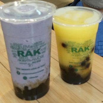 Rak Thai - Taro Boba and Passion fruit Boba - Thai Near Me - Grand Rapids, Michigan