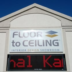 Floor To Ceiling of Sycamore - Front Sign
