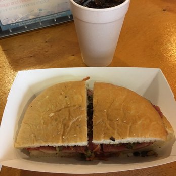 Pronia's Deli - Half muffuletta sandwich and drink (a la carte). - Bakeries Near Me - Lake Charles, Louisiana Pronia's Deli - Half muffuletta sandwich and drink (a la carte). - Bakeries Near Me - Lake Charles, Louisiana