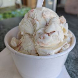 Lobster Ice Cream at Ben and Bills Chocolate Emporium, Falmouth