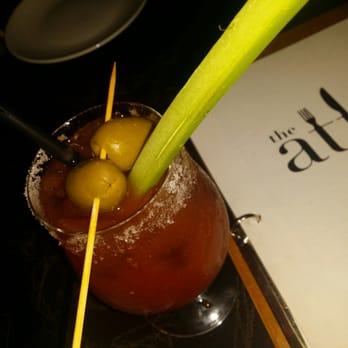 The Attic - Bloody Mary with stoli per Chel's preference - Breakfast & Brunch Near Me - Long Beach, California