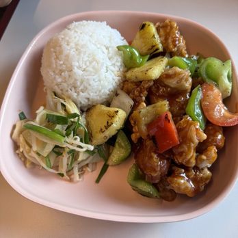Mamahuhu - Sweet and sour pork rice plate - Chinese Near Me - Mill Valley, California