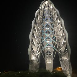 Ascendus by Ed Carpenter - Lights up at night/early morning