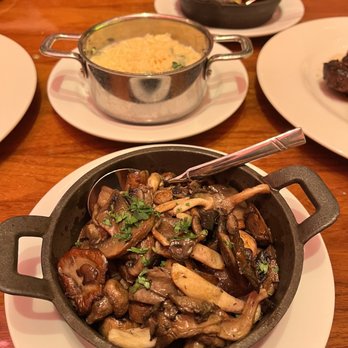 Parxgrill - Sides of Mushrooms, Orzo (came with the salmon), lyonnaise potatoes - Steakhouses Near Me - Bensalem, Pennsylvania