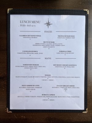 Menu photo 2 North Point Kitchen & Bar Lake Zurich, IL Menu photo 2 North Point Kitchen & Bar Lake Zurich, IL