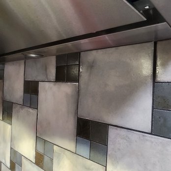 LA Tile And Mosaic - Detail of work just below the stove hood. - Flooring Near Me - San Dimas, California LA Tile And Mosaic - Detail of work just below the stove hood. - Flooring Near Me - San Dimas, California