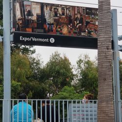 Expo Vermont Metro Station - Catch the Train right here!