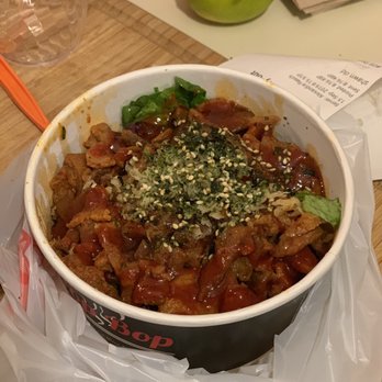 Top Bop - South - Spicy Pork Bowl - Asian Fusion Near Me - Anchorage, Alaska Top Bop - South - Spicy Pork Bowl - Asian Fusion Near Me - Anchorage, Alaska
