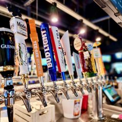 Kickback Jack’s - 24 drafts on tap. $3.50 domestic and $4.50 craft pints on Tuesdays and Wednesdays. ALL DAY EVERY DAY 23oz KICKBACK KOLSCH $4.50