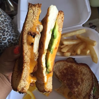 Golden Egg Cafe - Fire chicken sandwich on wheat! - Breakfast & Brunch Near Me - Oxnard, California