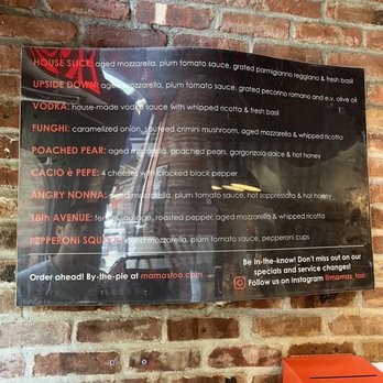 MAMA'S TOO! - Menu - Pizza Near Me - New York, New York MAMA'S TOO! - Menu - Pizza Near Me - New York, New York