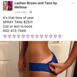 Lashes and Tans by Melissa