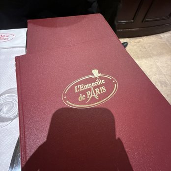 L’Entrecôte de Paris - Menu - French Near Me - Paris, 75