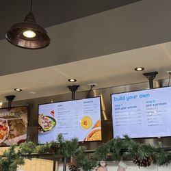 The Simple Greek - Menu board