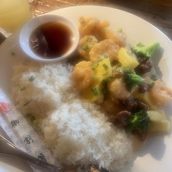 Kona Steak and Seafood - Walnut shrimp dish - Seafood Near Me - Monterey, California Kona Steak and Seafood - Walnut shrimp dish - Seafood Near Me - Monterey, California