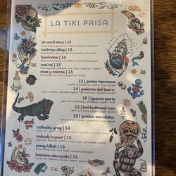 La Tiki Paisa - Cocktails