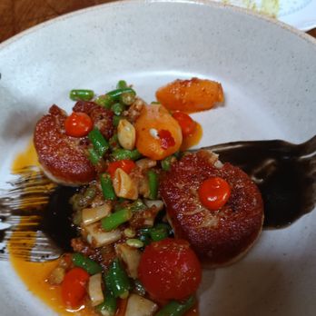 Urdaneta - Scallops with Ink - Tapas/Small Plates Near Me - Portland, Oregon Urdaneta - Scallops with Ink - Tapas/Small Plates Near Me - Portland, Oregon