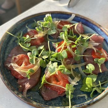 Koast - Sashimi with strawberry - Seafood Near Me - Kihei, Hawaii Koast - Sashimi with strawberry - Seafood Near Me - Kihei, Hawaii