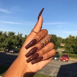 Fashion Nails - Braune Nägel VORBILD