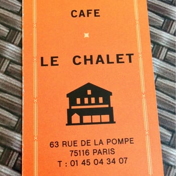 Le Chalet - French Near Me - Paris, 75