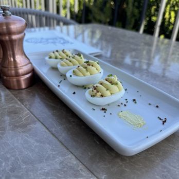 Culinary Dropout - White Truffle Deviled Eggs - New American Near Me - Dallas, Texas