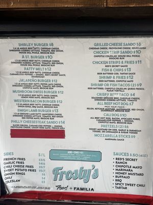 Menu photo 2 Frosty's Dixon, CA Menu photo 2 Frosty's Dixon, CA