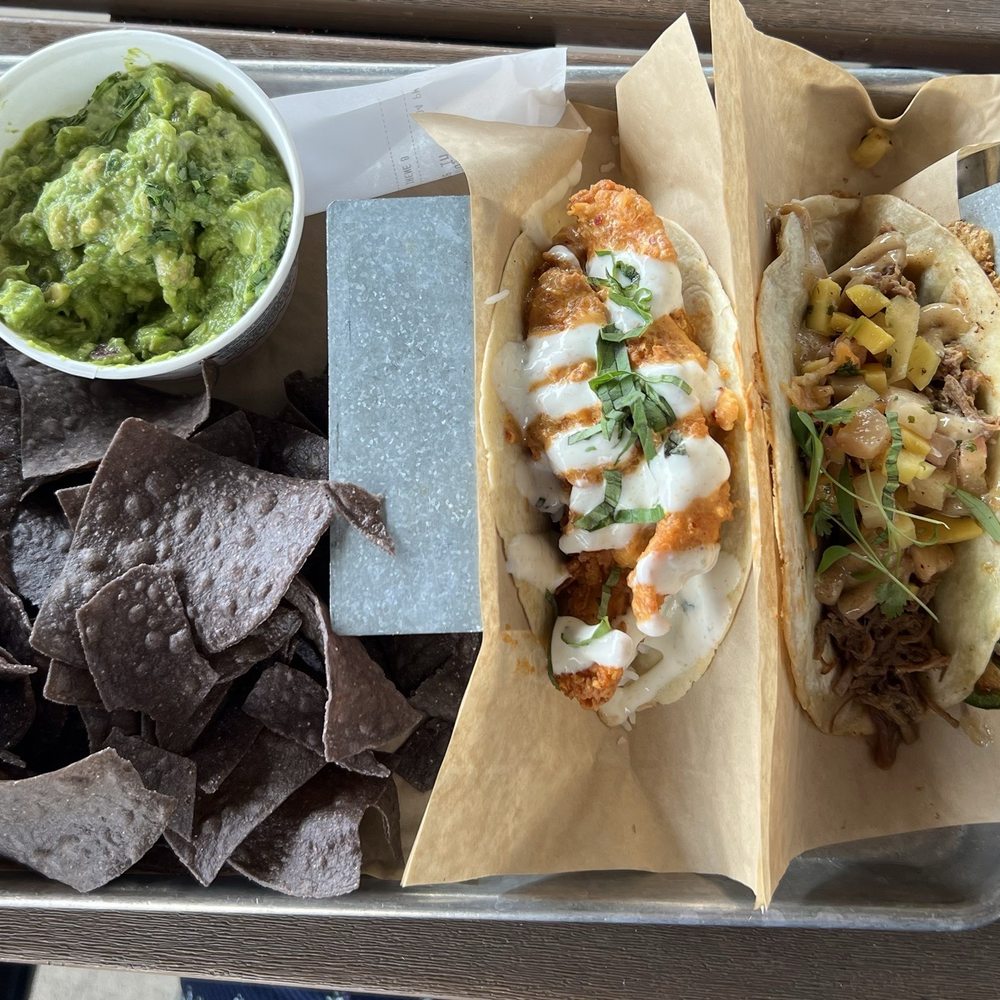 Velvet Taco - Chips, guacamole and tacos! Chicken tikka and the WTF, the hot stepper. September 2025. - New American Near Me - Grapevine, Texas Velvet Taco - Chips, guacamole and tacos! Chicken tikka and the WTF, the hot stepper. September 2025. - New American Near Me - Grapevine, Texas