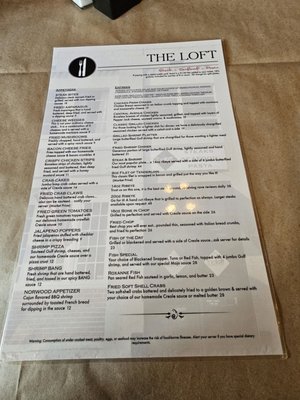 Menu photo 4 The Loft Laurel, MS