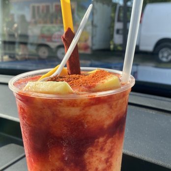 Mexican Fruit Shack - MANGONADA WITH CHILI - Street Vendors Near Me - Haines City, Florida