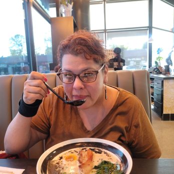 Silverlake Ramen - My wife enjoying her Tonkotsu. - Ramen Near Me - South Pasadena, California