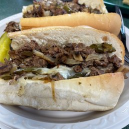 Steak Bomb with Onion Rings Steak Bomb with Onion Rings