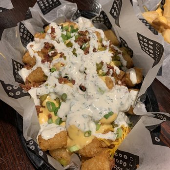 Astro Beer Hall - Tater Tots Loaded - Sports Bars Near Me - Washington, DC, District of Columbia