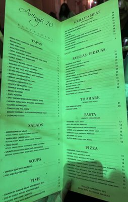 Menu photo 1 Avinyo 10 Barcelona, B
