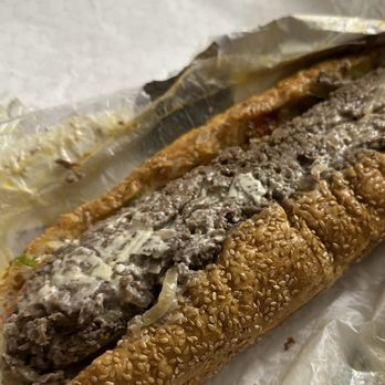 Cheesesteak & Co - Large Cheesesteak with Seeded Bun - Fast Food Near Me - Elkridge, Maryland Cheesesteak & Co - Large Cheesesteak with Seeded Bun - Fast Food Near Me - Elkridge, Maryland