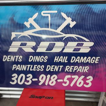 RDB Paintless Dent Repair - Signage - Body Shops Near Me - Denver, Colorado