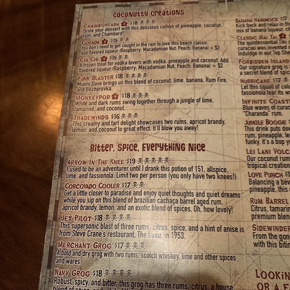 Forbidden Island - Get the monkey pod for sure! - Tiki Bars Near Me - Alameda, California