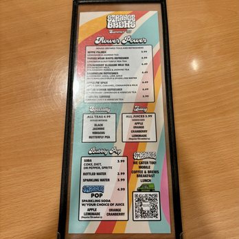 Strange Brews Coffee & Bites - Menu views - Breakfast & Brunch Near Me - Buena Park, California