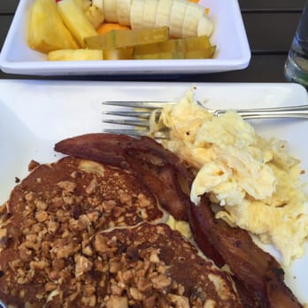 Anuenue Cafe - The Triple Crown with fruit on the side - Cafes Near Me - Koloa, Hawaii Anuenue Cafe - The Triple Crown with fruit on the side - Cafes Near Me - Koloa, Hawaii