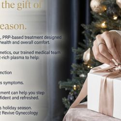 Revive Gynecology & Cosmetics - O-shot offer for holiday season at Revive.