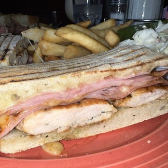 The Edison Diner - Cross section of chicken cordon bleu panini - Diners Near Me - Edison, New Jersey