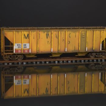 Circus City Decals - 1:87 Walthers Covered Hopper with Custom Decals by Circus City Decals - Printing Services Near Me Circus City Decals - 1:87 Walthers Covered Hopper with Custom Decals by Circus City Decals - Printing Services Near Me