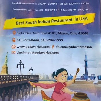 Godavari Cincinnati - Indian Near Me - Mason, Ohio Godavari Cincinnati - Indian Near Me - Mason, Ohio