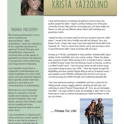 Foothills Fitness - about the trainer
