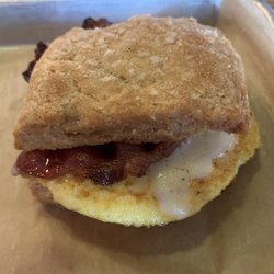Avalon on Canfield - Bacon, egg, and cheddar biscuit.