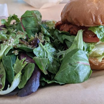 Garden Grill - Buffalo chicken sandwich - Vegan Near Me - Las Vegas, Nevada Garden Grill - Buffalo chicken sandwich - Vegan Near Me - Las Vegas, Nevada