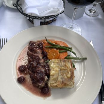 Madeline's - Long Island Duck Breast - New American Near Me - Cambria, California Madeline's - Long Island Duck Breast - New American Near Me - Cambria, California